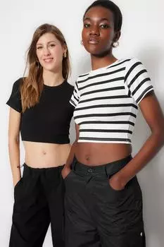 Блузка TRENDYOLMLLA, черный