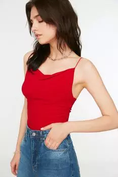 Блузка TRENDYOLMLLA, красный