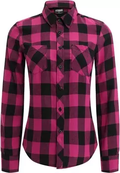 Блузка Urban Classics, цвет Pink/Black