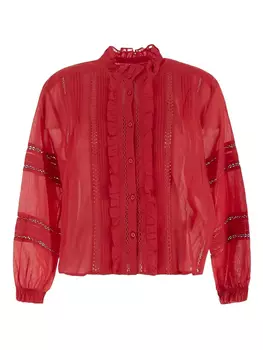 Блузка Валда ISABEL MARANT, красный
