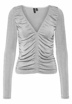 Блузка Vero Moda BEA JRS, серебро