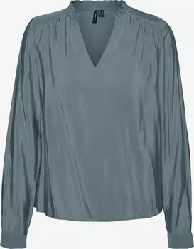 Блузка VERO MODA Bell, дымчато-синий