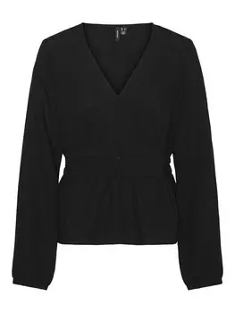 Блузка VERO MODA Blouse VERONIKA, черный