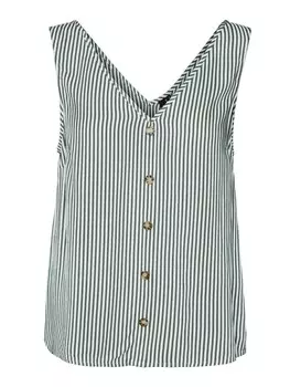 Блузка Vero Moda BUMPY, зеленый/белый