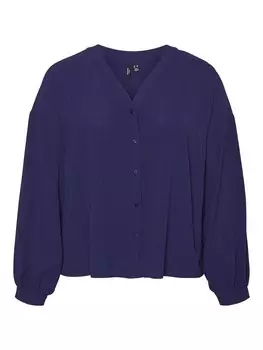 Блузка Vero Moda CEYE, темно-синий
