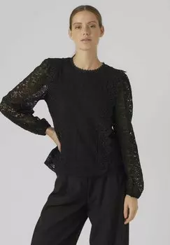 Блузка Vero Moda, цвет black