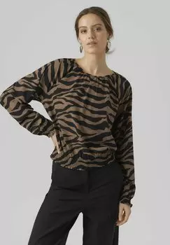 Блузка Vero Moda, цвет brown lentil