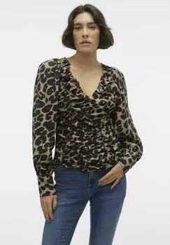 Блузка Vero Moda, цвет silver mink
