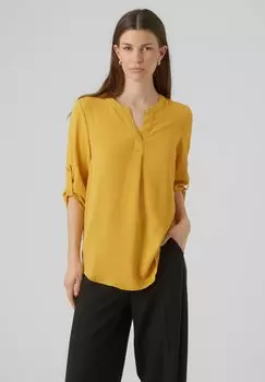 Блузка Vero Moda, коричнево-оливковый