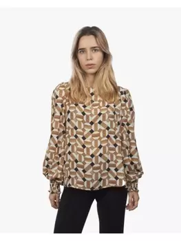 Блузка Vero Moda, коричневый
