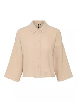 Блузка VERO MODA NATALI, темно-бежевый
