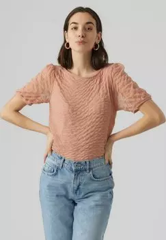 Блузка Vero Moda, пыльно-розовый