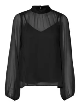 Блузка Vero Moda Rhea, черный