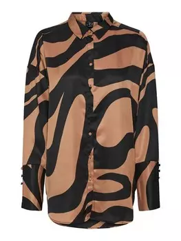Блузка Vero Moda, темно коричневый