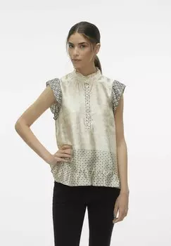 Блузка Vero Moda VMLEVI POLY, цвет birch