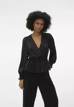Блузка Vero Moda ВММАРИ СМОК, черный