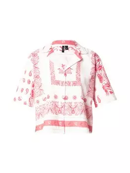Блузка VERO MODA VMMILAN OMIA, красный