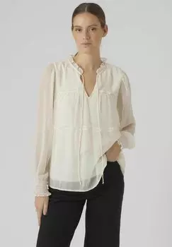Блузка Vero Moda VMVAESSA LS EXC GA, цвет birch