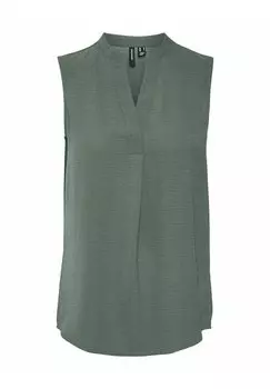 Блузка Vero Moda, зеленый