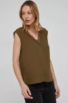 Блузка Vero Moda, зеленый