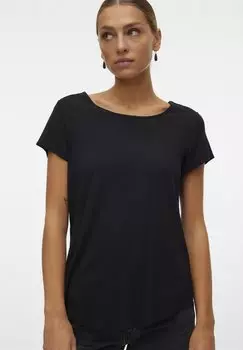 Блузка Vmbella Vero Moda, черная