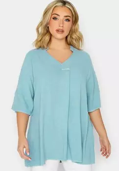 Блузка Yours Clothing, синий