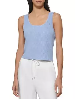 Блузка женская DKNY, синий/серебряный