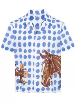 BODE рубашка Jockey Dot, синий