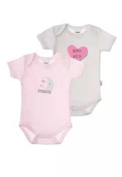 Боди 2 PACK Liliput, цвет rosa gestreift /grau gestreift