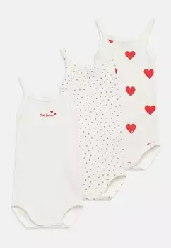 Боди 3-Pack Petit Bateau, белый