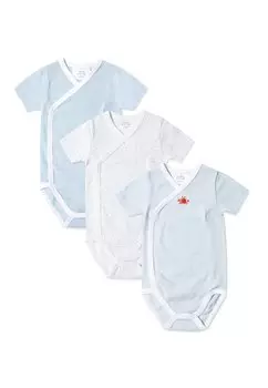Боди 3 PACK Stellou & friends, цвет light blue