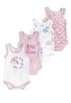 Боди 4 PACK Chicco, цвет violet