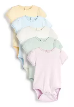 Боди 5 PACK Next, цвет light yellow
