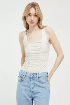 Боди Abercrombie & Fitch, бежевый