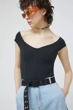 Боди Abercrombie & Fitch, черный