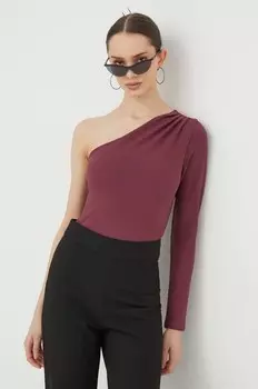 Боди Abercrombie & Fitch, фиолетовый