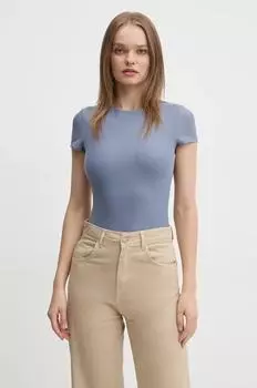 Боди Abercrombie & Fitch, фиолетовый