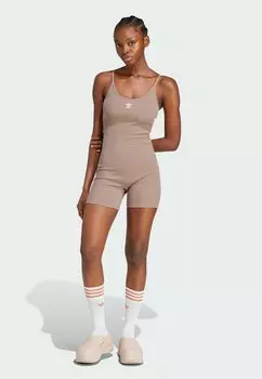 Боди adidas Originals, коричневый