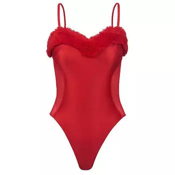Боди Adore Me Lucifera Teddy, красный