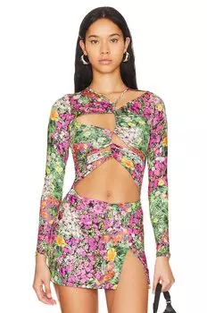 Боди AFRM Brami, цвет Mixed Floral Sub