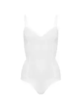 Боди All Mesh Thong Item M6, белый