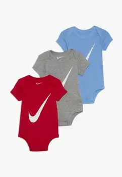 Боди BABY 3 PACK Nike Sportswear, цвет university red