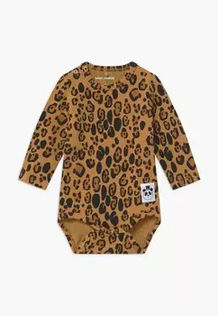Боди BABY BASIC LEOPARD Mini Rodini, цвет beige