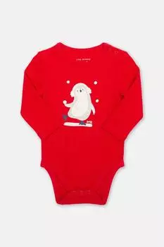 Боди Baby Penguin Play Kite, красный