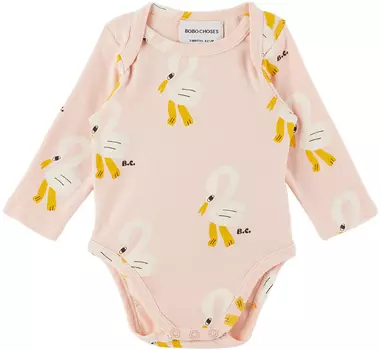 Боди Baby Pink Pelican Bobo Choses