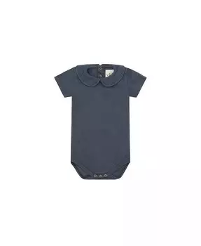 Боди Baby SS из органического хлопка с воротником Vild House Of Little, синий