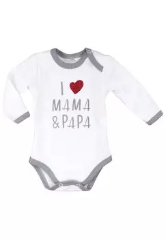 Боди Baby Sweets, цвет white grey