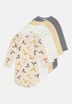 Боди BABY UNISEX 5 PACK Petit Bateau, цвет multi-coloured