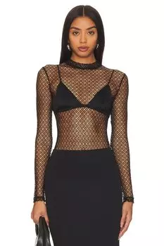 Боди Bardot Aubree Lace, черный