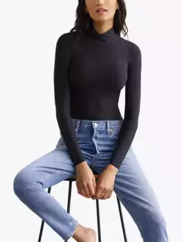Боди Commando Butter Turtlenecksuit, черный